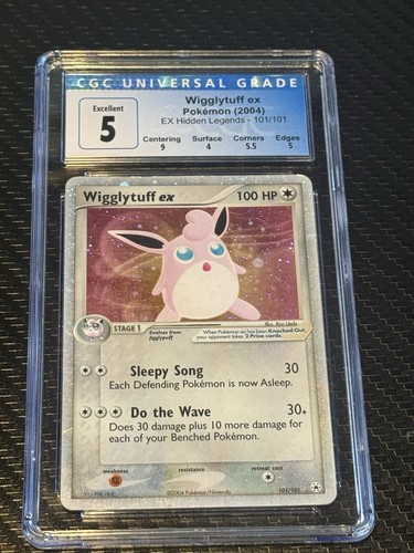 Wigglytuff ex graded CGC 5 for sale on eBay