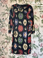 Vintage 1980s Louis Feraud Silk Size 6 Women  s Dress