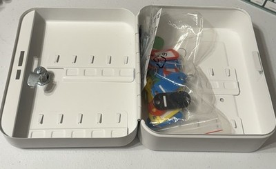 Key Storage Lock Box Locking Key Cabinet,20Key Management Wall Mount - Open Box