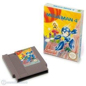 Nintendo NES - Mega Man 4 PAL-B mit OVP OVP besch&auml;digt