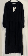 Zara Black V-neck Dress Size XL