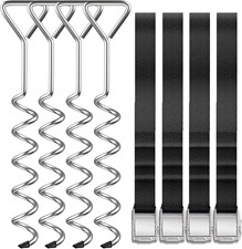 Heavy Duty Trampoline Stakes 15.84in High Wind Ground Anchors