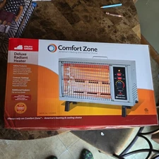 Comfort Zone CZ530wm 1500W Electric Radiant Heater - White