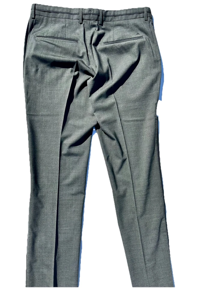 J Lindenberg 高尔夫裤男式窄版灰色 34/34 — 第 3/4 张图片