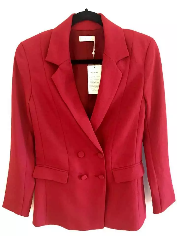 Kookai red clearance blazer