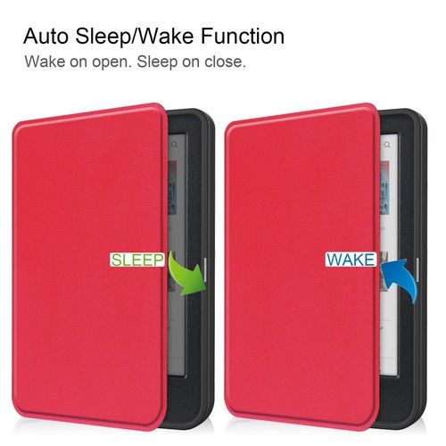 Ultra Slim Folio Leather Auto Smart Case Cover For KOBO Clara Colour/Clara BW - Picture 69 of 128
