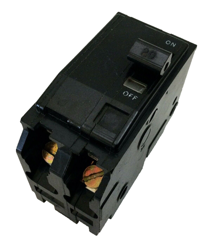 SQUARE D QO220 20 AMP 2 POLE 240V CIRCUIT BREAKER TYPE QO - Afbeelding 1 van 8