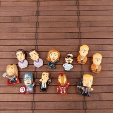 Marvel Avengers 1" CHIBIS Mini Figures Lot 11 Tony Stark Iron Man Thor Hawkeye