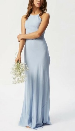 New Flynn Skye Anastasia Maxi Dress Womens L Serenity Blue - Picture 10 of 10