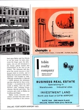 Champlin Petroleum Co Dallas 1973 Print Advertisement DFW Airport TX