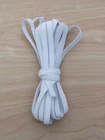 5 x Metres 6mm Flat Thin White Elastic Ideal for Sewing Face Masks