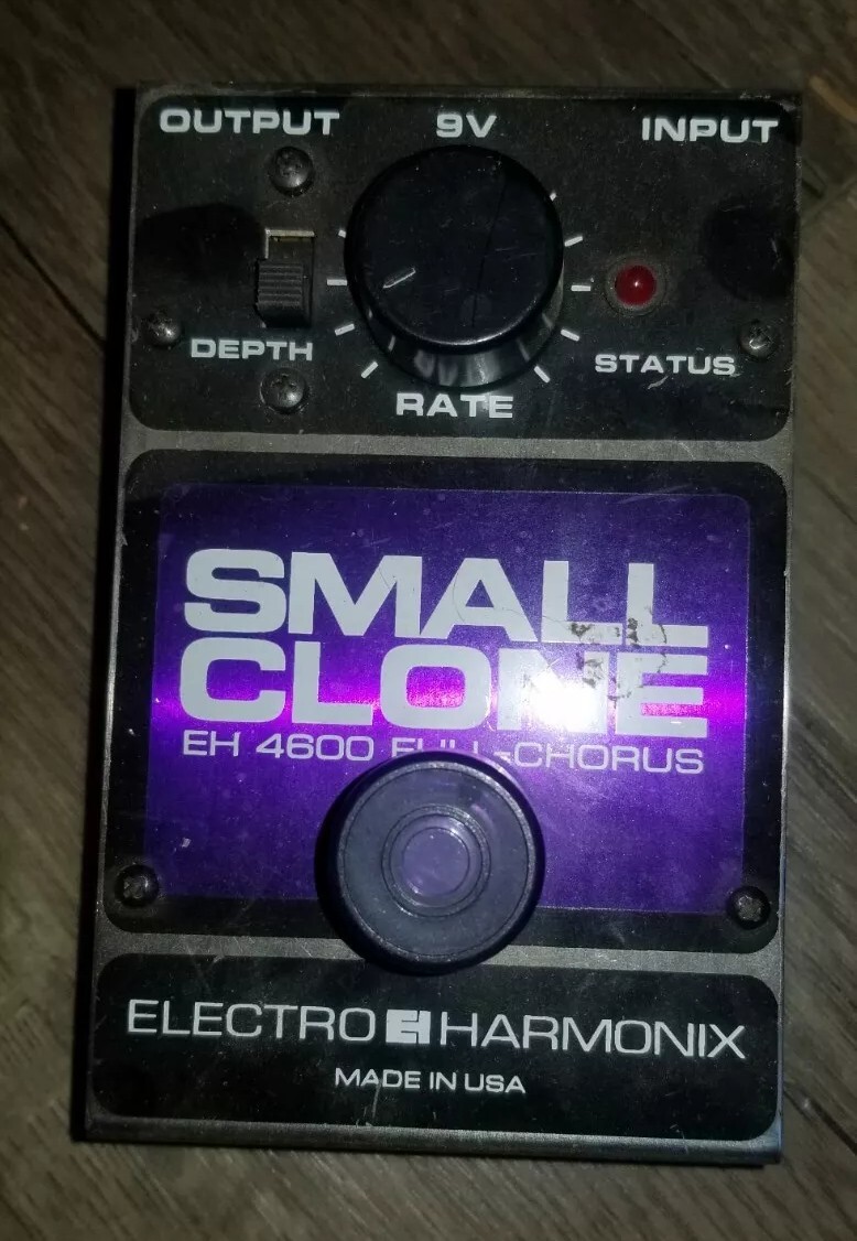 Boss EHX Guitar Pedals Turbo Distortion Small Clone Chorus