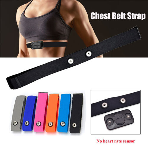 Elastic Chest Belt Running Heart Rate Monitor For Adjustable Chest Mount Bel F❤J - Foto 1 di 20
