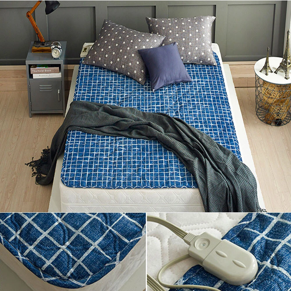 HANIL Electric Heating Mat Blanket Bed Mattress Pad 3size Washable AC 220V  | eBay