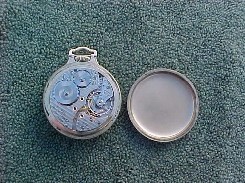 Vintg 21J HAMILTON 992B Bar Over RAILWAY SPECIAL 16S Yellow GF Pocket Watch 1947 - Picture 6 of 11