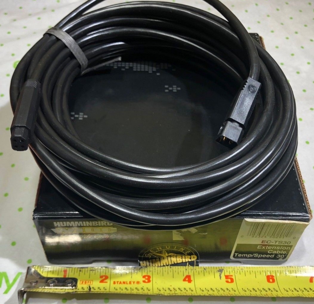 Humminbird ECTS30 Boat Wide Unit Fish Depth Finder Temp Speed