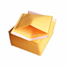 100 PCS Kraft Bubble Mailer Shipping Envelopes #000 4x7 4*7 Made in USA