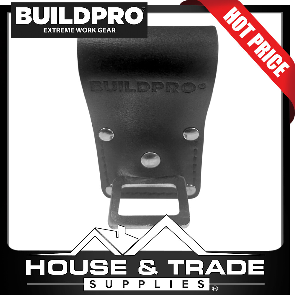 BuildPro Nail Gun Holder Leather Heavy Duty Stitching Frog LBFNGH