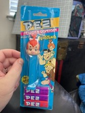 The Flinstones Bam Bam Pez Container With Candy Sealed New!