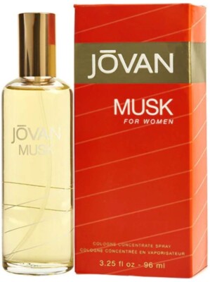 Jovan Musk Cologne Concentrate Spray Women 3.25 oz  Seductive Fragrance by Coty 