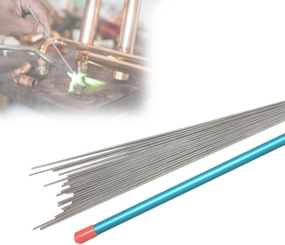 25 Sticks  Brazing Rods ，Silver Solder 15% ，9.84'' X0.04''Silver Brazing Rods for