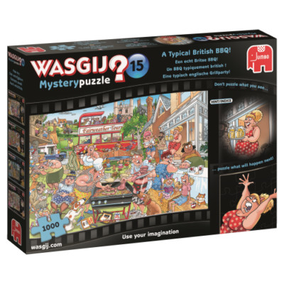 Jumbo 19163 Wasgij Mystery 15 Eine typisch englische Grillparty! 1000T Puzzle