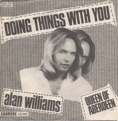 Alan Williams Doing Things With You Vinyl Single 7inch Carrere