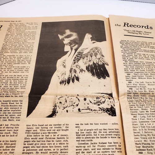 1977 Elvis Presley Vintage News-papers Memorial Edition Enterprise-Journal 20 Pg - Picture 4 of 9