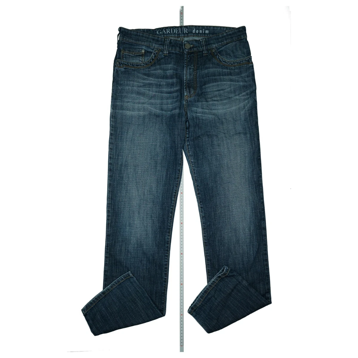 GARDEUR Nevio Men s Jeans Pants Stretch Straight Comfort Size 102 W35 L35 Blue