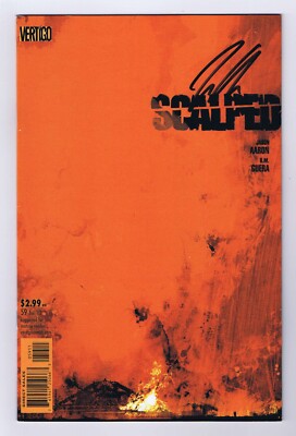 Scalped #59 NM Signed w/COA Jason Aaron 2012 DC Vertigo Comics