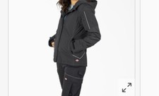 Dickies Women Performance Workwear Jacket In Black Medium Size