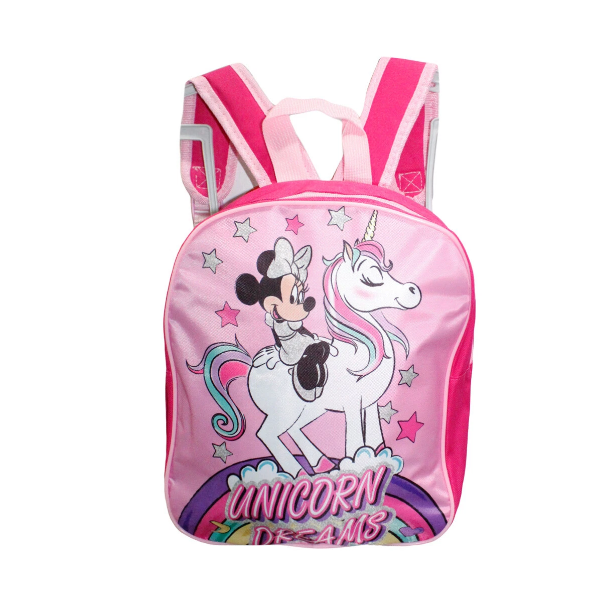 Zaino Zainetto Cartella Scuola Asilo Bambina Minnie Unicorno