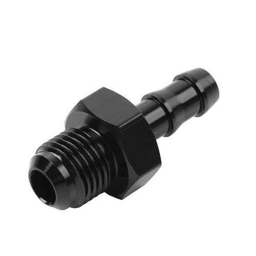 6AN AN6 Male to 5/16" Barb Push on Lock fitting Oil Fuel Hose Adapter Aluminum - Picture 5 of 10