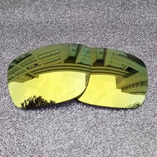 24K Gold Polarized Replacement Lenses For-Oakley Turbine Frame OO9263