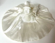 Vintage 12” MISS AMERICA Pageant Tagged Wedding Gown Sayco Doll Co. Dress Only