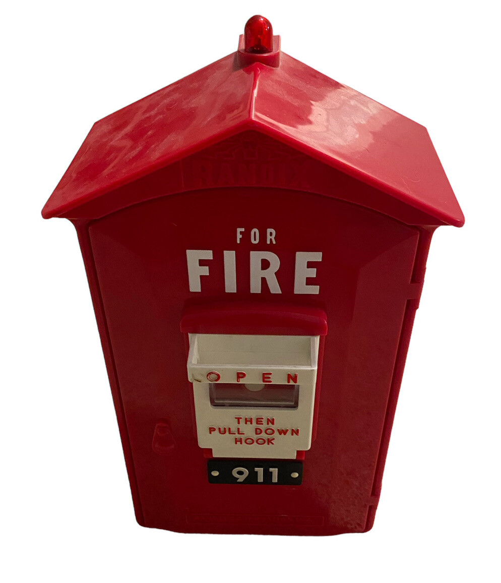 RANDIX FB911 Fire Alarm Phone Novelty Push Button. Call Box. Works eBay