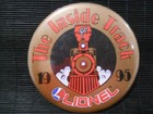 LIONEL TRAIN INSIDE THE TRACK PINBACK COLLECTOR BUTTON 1995 FREE SHIPPING, MINT — photo 5