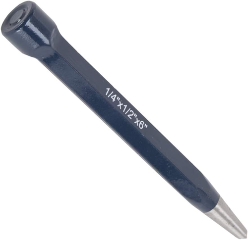 Edward Tools Center Punch Staking Tool for Steel and Metals — Heavy Drop Forged - Picture 8 of 12