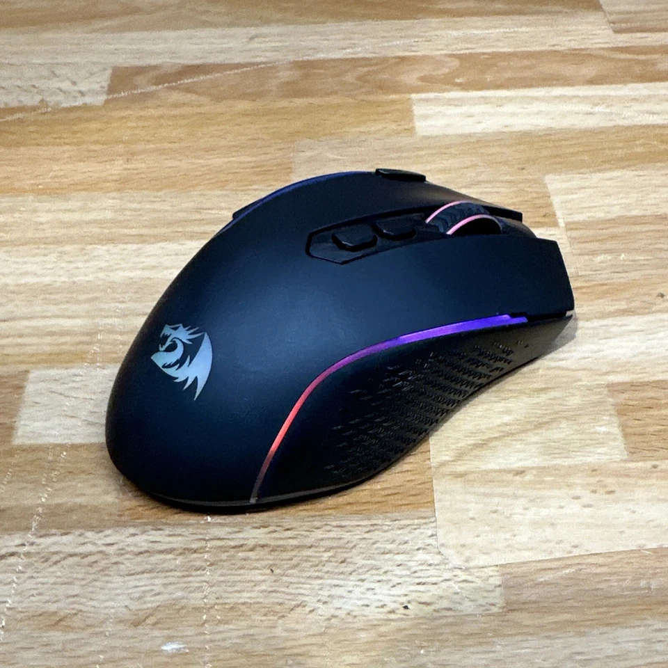 Redragon TAIPON Pro Wired & Wireless Gaming Mouse, 10,000 DPI, M810RGB-PRO - Image 4 of 4