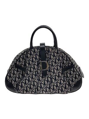 Christian Dior Handbag Canvas Grey Total Pattern MA-0042 Christian Dior Handbag Canvas Grey Total Pattern MA-0042
