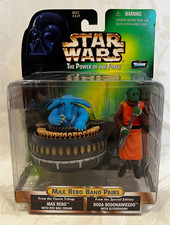 Star Wars Max Rebo Band Pairs MAX REBO DODA BODONAWIEEDO Power of the Force 1998