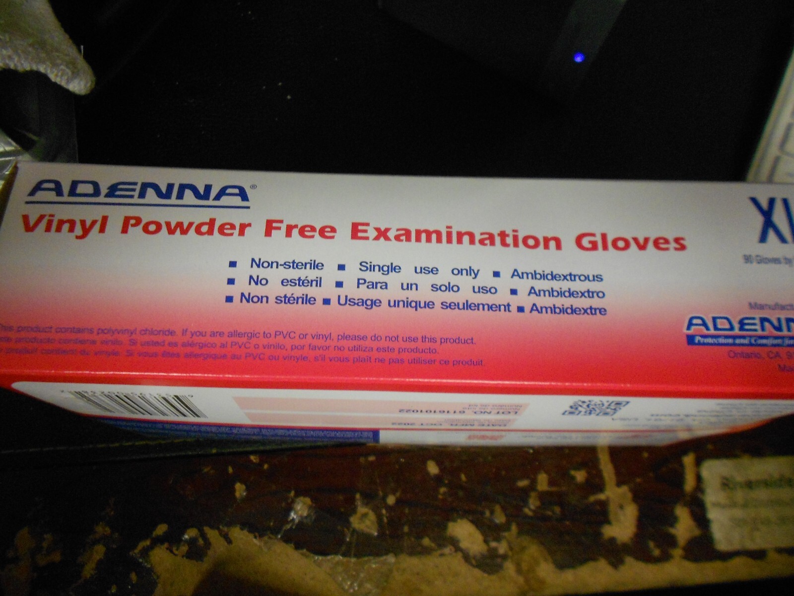 Adenna VPF Vinyl Powder Free Exam Gloves VPF236 eBay