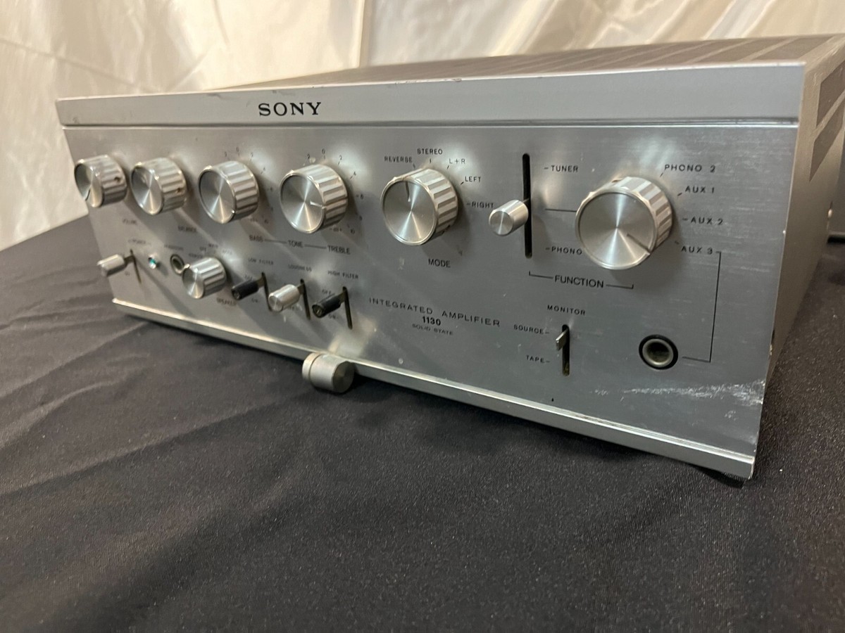 Vintage Sony TA-1130 Stereo Integrated Amplifier/good