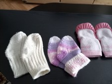 Selbstgestrickte Wollsocken Gr&ouml;&szlig;e 20/ 22 Neu Bunt