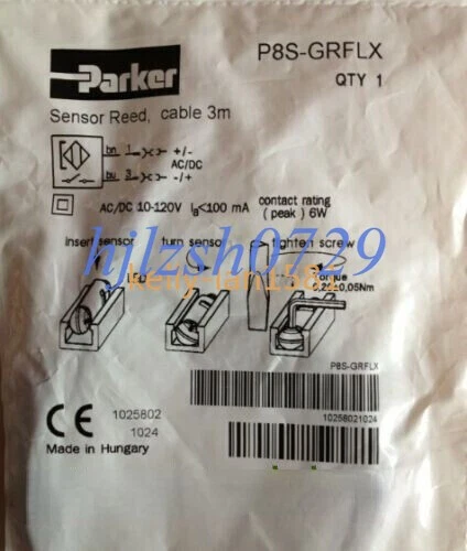 100% Test1Pc New Parker P8S-GRFLX Sensor Solenoid Valve Free Shipping