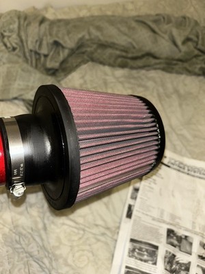 Kn cold air Intake- high flow Aluminum tube. Fits Toyota matrix,Corolla, Pontiac