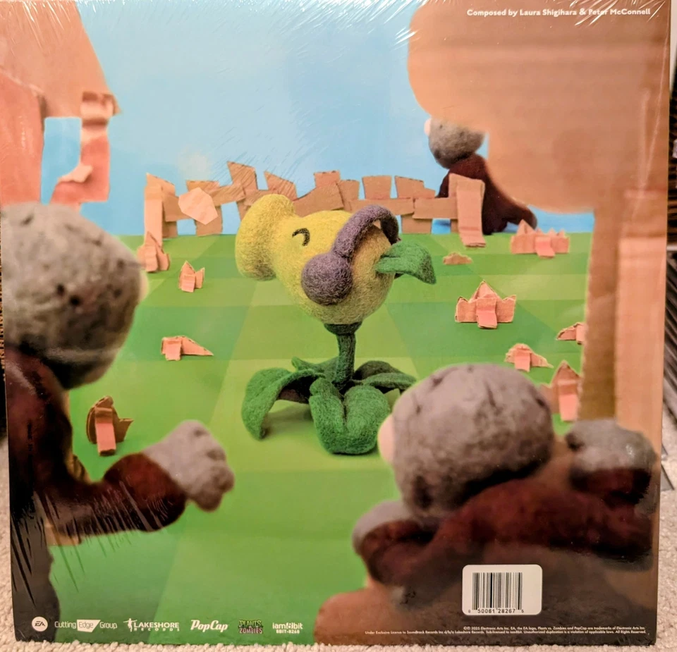 Plants vs. Zombies 2xLP Original Vinyl Soundtrack Green/Purple iam8bit EXCLUSIVE - Image 2 of 4