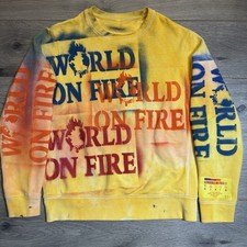 Lemons On Fire Sweatshirt Crewneck World On Fire Reworked XS/Medium
