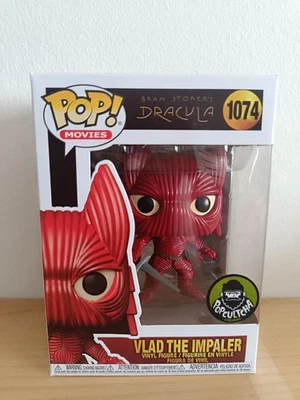 Funko Pop Vlad The Impaler Dracula 1074 Vaulted Popcultcha Exclusive VER FOTOS - Imagen 1 de 4
