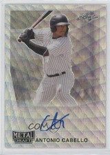 2020 Leaf Metal Draft 1990 Silver Wave Antonio Cabello #LA-AC1 Auto 13u1